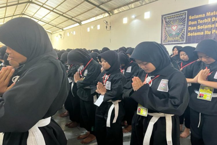 807 Siswa PSHT Ranting Paron Cabang Ngawi Ikuti Tes Calon Warga