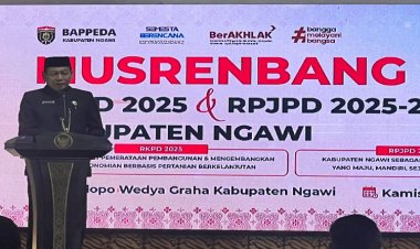 Hadir Musrenbang, Ketua DPRD Ngawi Bicara Pokok Pikiran Dewan