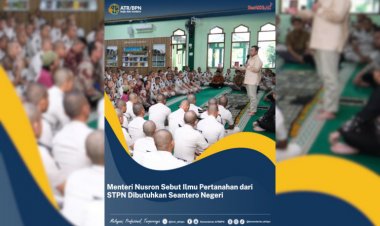 Menteri Nusron Sebut Ilmu Pertanahan dari STPN Dibutuhkan Seantero Negeri