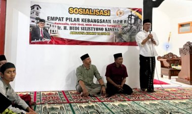 Sosialisasi Empat Pilar Jelang Ramadan, Kanang Ajak Masyarakat Perbanyak Silaturahmi untuk Kemajuan Bangsa