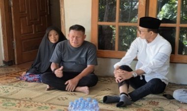 Anggota DPR RI Budi Kanang Temui Keluarga Korban Kecelakaan Kereta Api