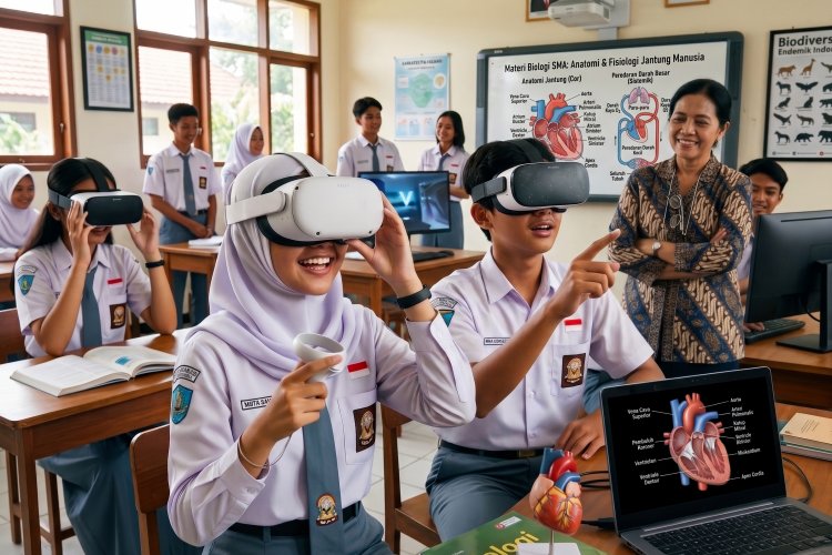 Salah Satu SMA Negeri di Ngawi Bersiap Menjajal Edukasi Virtual Reality dengan Dukungan VR Panda