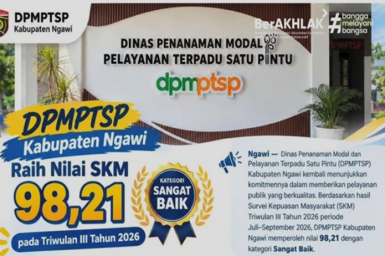 Survey SKM, DPMPTSP Ngaih Raih Kategori Sangat Baik